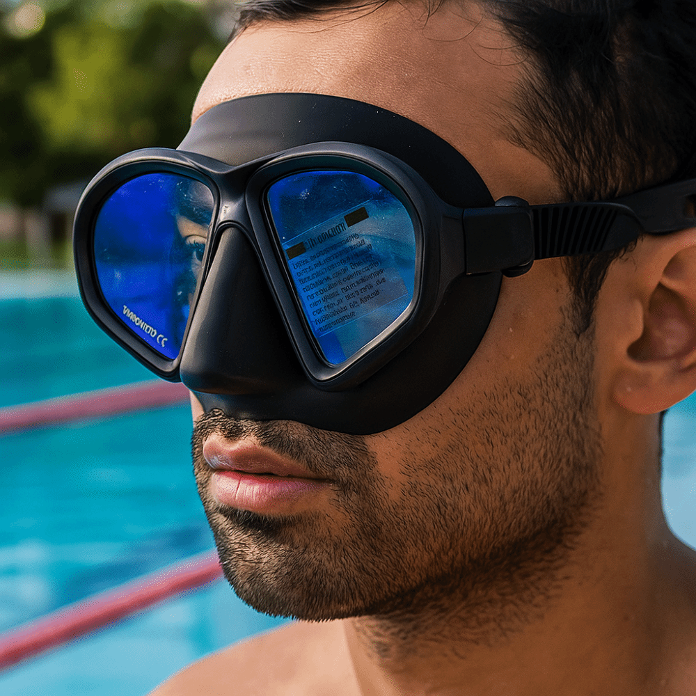 Freediving Mask Set - Masque de plongée en verre trempé