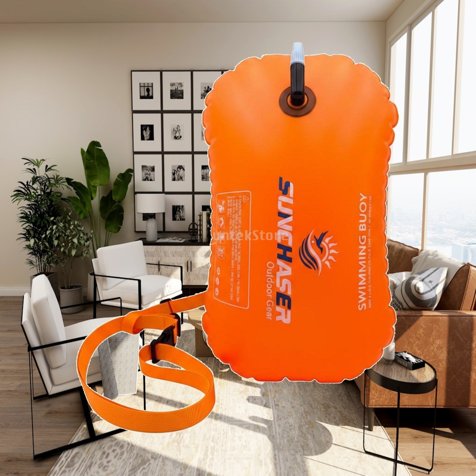 Aquatic Sports Equipment - Pochette étanche gonflable pour la natation,