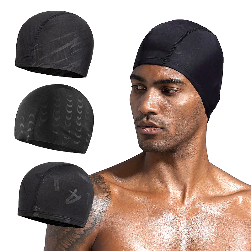 Aquatic Sports Cap - Bonnet de bain imperméable en nylon,