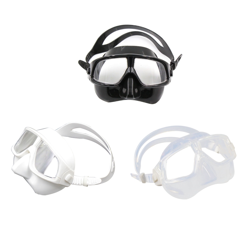 Freediving Mask Set - Masque Plongée Anti-Buée avec Sangle Réglable