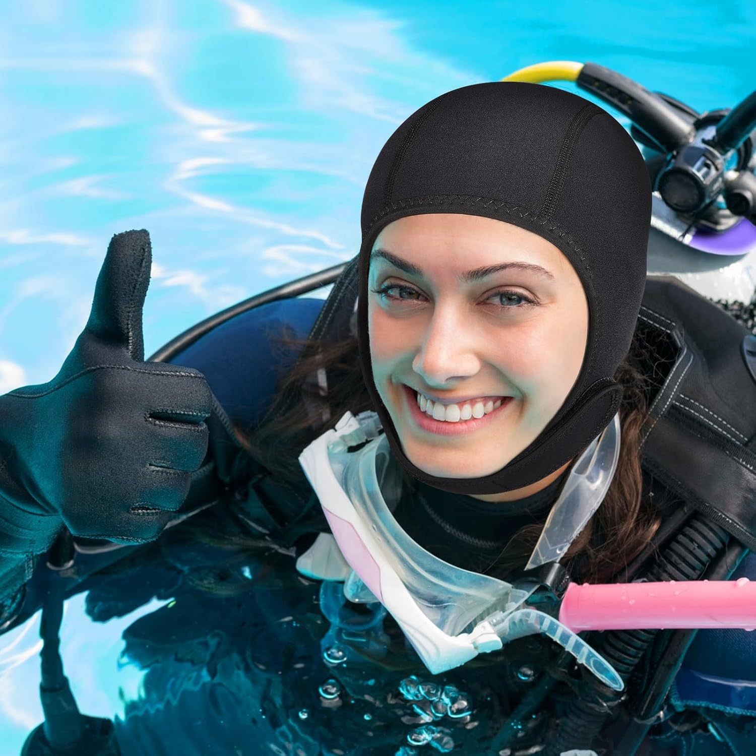 Cagoule de plongée sous-marine - Aquatic Sports Cap avis et prix