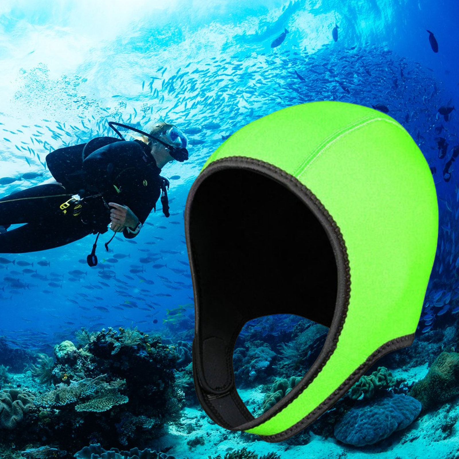 Cagoule de plongée sous-marine - Aquatic Sports Cap avis et prix